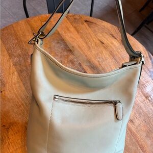 Coach Mint Hobo Bag with Zipper Pocket